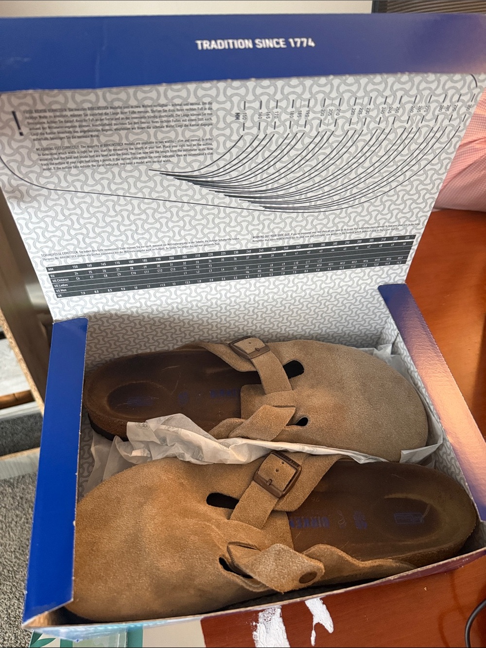 Birkenstock Boston clogs size 45